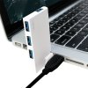 LogiLink Hub 4xUSB3.0, OTG, srebrny